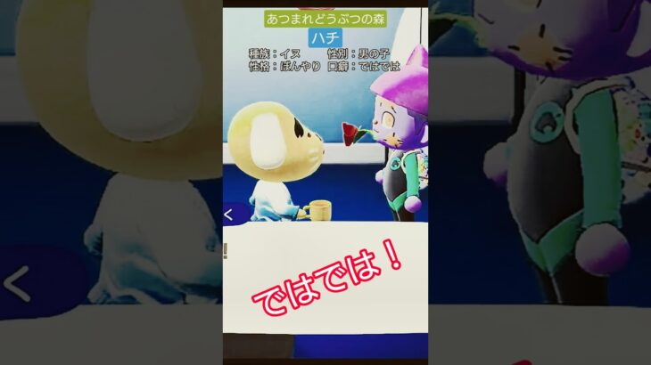 【#あつ森 】ハチ【#あつまれどうぶつの森 】
