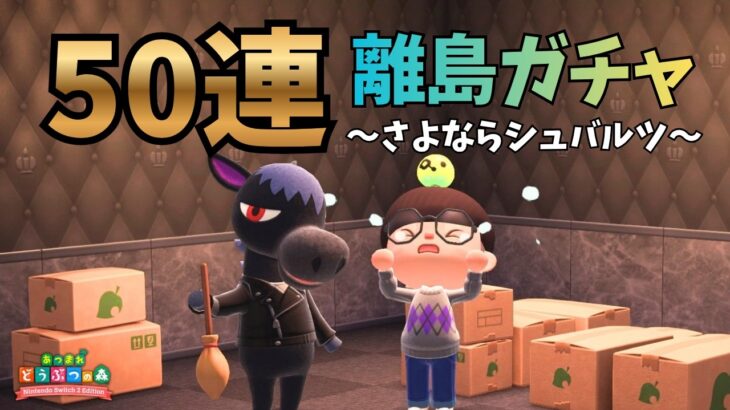 ５０連！離島ガチャ！新しい住民をお迎えしよう！！！ 【あつ森】