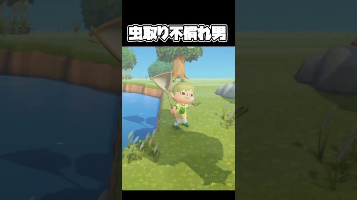 虫取り不慣れ男 #あつまれどうぶつの森 #あつ森 #ゲーム実況