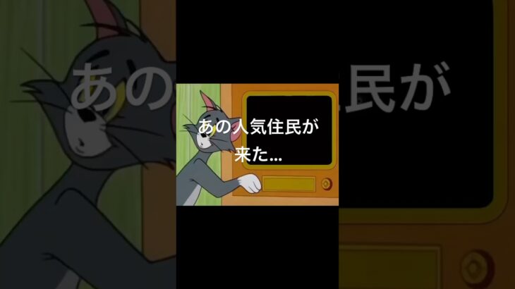 島にあの人気住民が来ました… #あつ森 #トム#キャンプサイト#スピカ