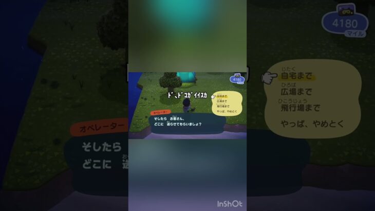 緊急脱出サービス失敗例 #あつ森