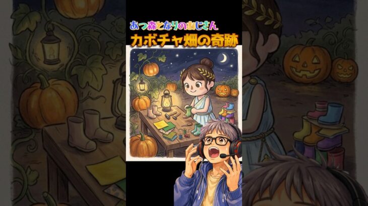あつ森となりのおじさんカボチャ畑の奇跡