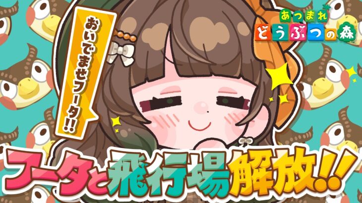 【#あつ森】博物館のフータがやってくる！？飛行場も解放されるらしい…！！【初見さん歓迎！】