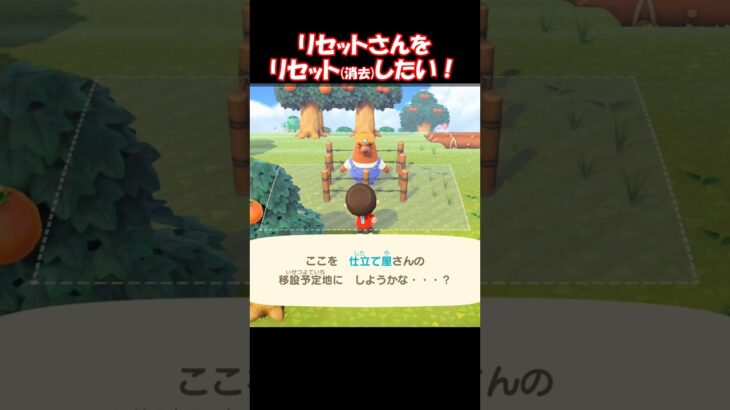 リセットさんをリセットしたい！ 【あつ森】@ほのげ