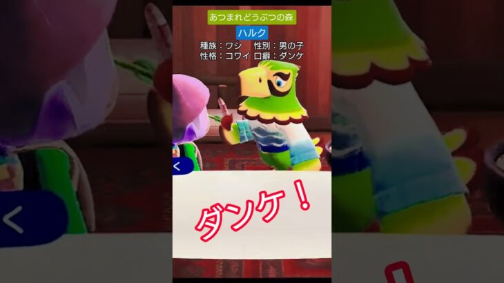 【#あつ森 】ハルク【#あつまれどうぶつの森 】