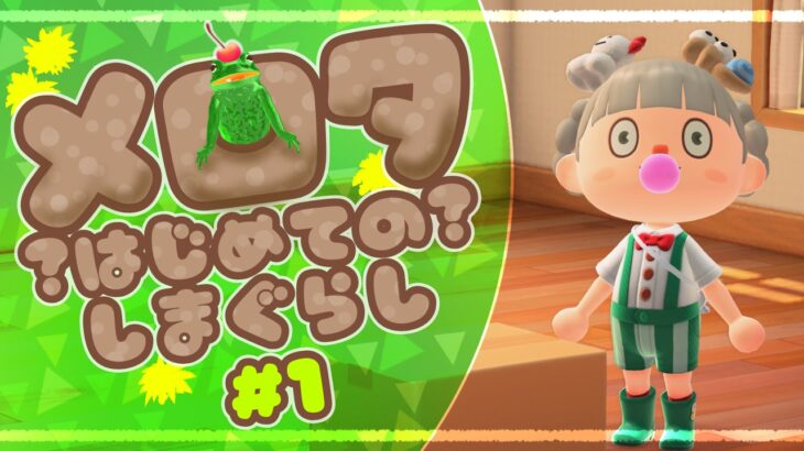 【#あつ森 】はじめての島ぐらしがはじまるんだうぅ！